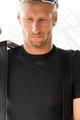 SANTINI Cycling short sleeve t-shirt - CALDO - black