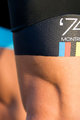 SANTINI Cycling bib shorts - SKULL  - black