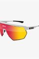 SCICON Cycling sunglasses - AEROWING - white