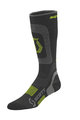 SCOTT Cycling knee-socks - COMPRESSION - yellow/black