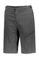 SCOTT Cycling shorts without bib - ENDURANCE LS/FIT - grey