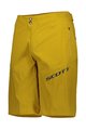 SCOTT Cycling shorts without bib - ENDURANCE LS/FIT - yellow