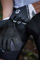 SCOTT Cycling long-finger gloves - RC TEAM LF - white/black