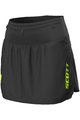 SCOTT Cycling skirt - RC RUN LADY - black/yellow