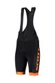 SCOTT Cycling bib shorts - RC TEAM - black/orange