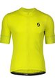SCOTT Cycling short sleeve jersey - ENDURANCE 10 - yellow