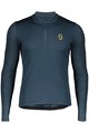 SCOTT Cycling summer long sleeve jersey - ENDURANCE 10 SUMMER - blue