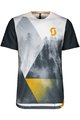 SCOTT Cycling short sleeve jersey - TRAIL FLOW PRO - white/blue