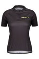 SCOTT Cycling short sleeve jersey - ENDURANCE 30 LADY - black