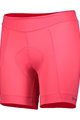 SCOTT Cycling shorts without bib - ENDURANCE 20 LADY - pink