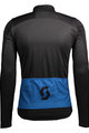 SCOTT Cycling thermal jacket - RC WARM HYBRID WB - blue/black