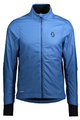 SCOTT Cycling windproof jacket - TRAIL STORM INSULOFT - blue