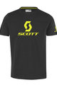 SCOTT Cycling short sleeve t-shirt - 10 ICON - black