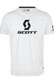 SCOTT Cycling short sleeve t-shirt - 10 ICON - white