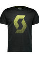 SCOTT Cycling short sleeve t-shirt - ICON FACTORY TEAM - yellow/black