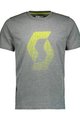 SCOTT Cycling short sleeve t-shirt - ICON FACTORY TEAM - yellow/grey