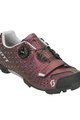 SCOTT Cycling shoes - MTB COMP BOA LADY - silver/bordeaux