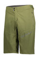SCOTT Cycling shorts without bib - ENDURANCE LS/FIT - green