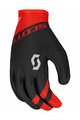 SCOTT Cycling long-finger gloves - RC TEAM LF - black/red