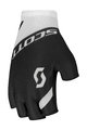 SCOTT Cycling fingerless gloves - RC TEAM SF - white/black