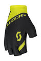 SCOTT Cycling fingerless gloves - RC TEAM SF - black/yellow