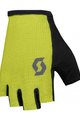 SCOTT Cycling fingerless gloves - ASPECT SPORT GEL SF - black/yellow