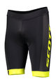 SCOTT Cycling shorts without bib - RC TEAM - black/yellow