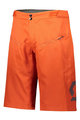 SCOTT Cycling shorts without bib - TRAIL VERTIC - orange