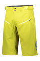 SCOTT Cycling shorts without bib - TRAIL VERTIC - yellow