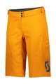 SCOTT Cycling shorts without bib - TRAIL VERTIC LADY - yellow