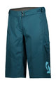 SCOTT Cycling shorts without bib - TRAIL VERTIC LADY - blue