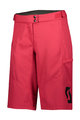 SCOTT Cycling shorts without bib - TRAIL VERTIC LADY - pink