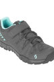SCOTT Cycling shoes - SPORT TRAIL LADY - grey/turquoise