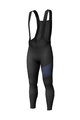 SCOTT Cycling long bib trousers - RC WARM WB - blue/black