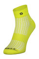 SCOTT Cycling ankle socks - PERFORMANCE QUARTER - yellow/black