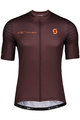 SCOTT Cycling short sleeve jersey - RC TEAM 10 - bordeaux/orange