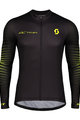 SCOTT Cycling summer long sleeve jersey - RC TEAM 10 SUMMER - black/yellow