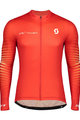 SCOTT Cycling summer long sleeve jersey - RC TEAM 10 SUMMER - red/white