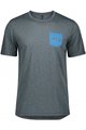 SCOTT Cycling short sleeve t-shirt - TRAIL FLOW DRI - blue