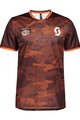 SCOTT Cycling short sleeve jersey - TRAIL FLOW - orange/bordeaux