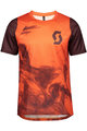 SCOTT Cycling short sleeve jersey - TRAIL VERTIC - bordeaux/red
