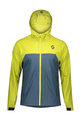 SCOTT Cycling rain jacket - TRAIL MTN WB - blue/yellow