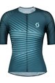 SCOTT Cycling short sleeve jersey - RC PREMIUM LADY - blue