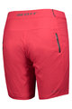 SCOTT Cycling shorts without bib - ENDURANCE LS/F. LADY - pink