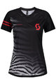 SCOTT Cycling short sleeve jersey - TRAIL VERTIC LADY - black/pink