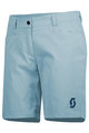 SCOTT Cycling shorts without bib - TRAIL MTN LADY - light blue