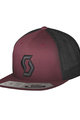 SCOTT Cycling hat - CAMO - black/bordeaux