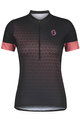 SCOTT Cycling short sleeve jersey - GRAVEL CONTESSA LADY - black/purple