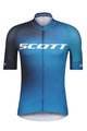 SCOTT Cycling short sleeve jersey - RC PRO 2021 - blue/white