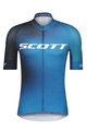 SCOTT Cycling short sleeve jersey and shorts - RC PRO 2021 - blue/black